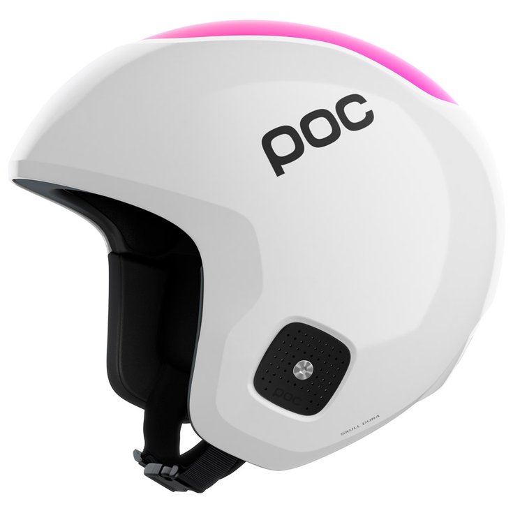 Poc Casque Skull Dura Jr Hydrogen White Fluorescent Pink Overview