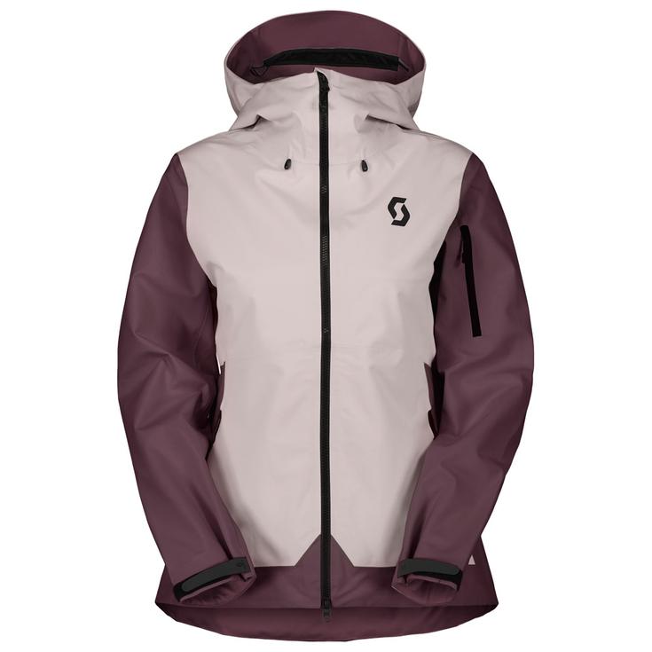Scott Technical jacket Jacket W's Explorair 3 Layer Wax Pink Cocoa Red Overview