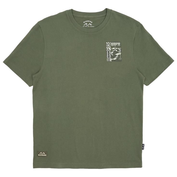 Bleubird Tee-shirt Valto Moss Présentation