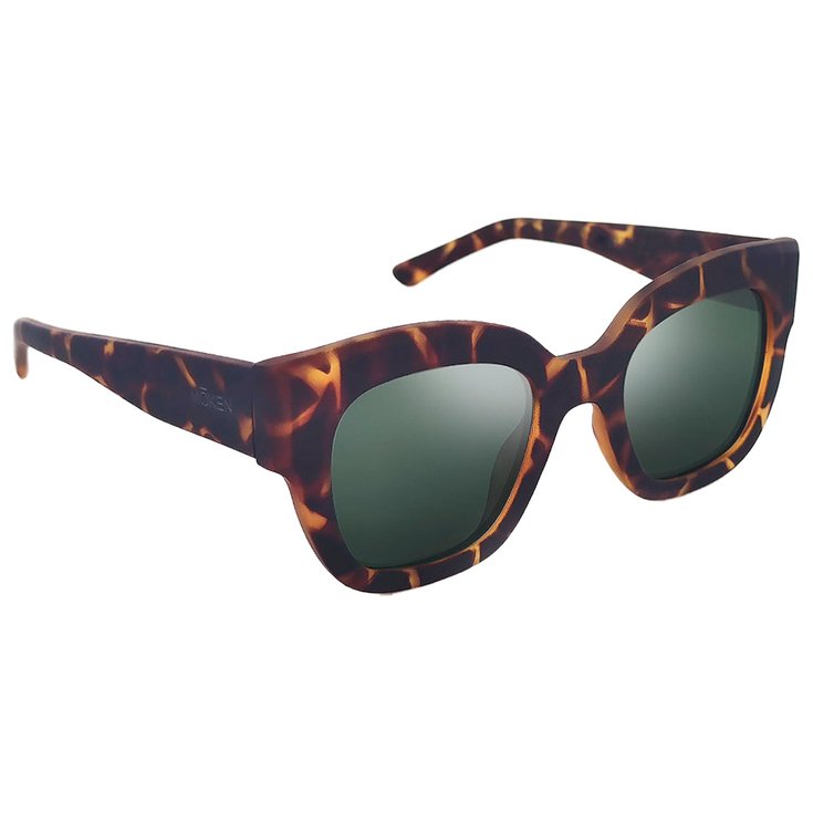 Moken Vision Sunglasses Monroe Tortoise Green Cat.3 Polarized Overview