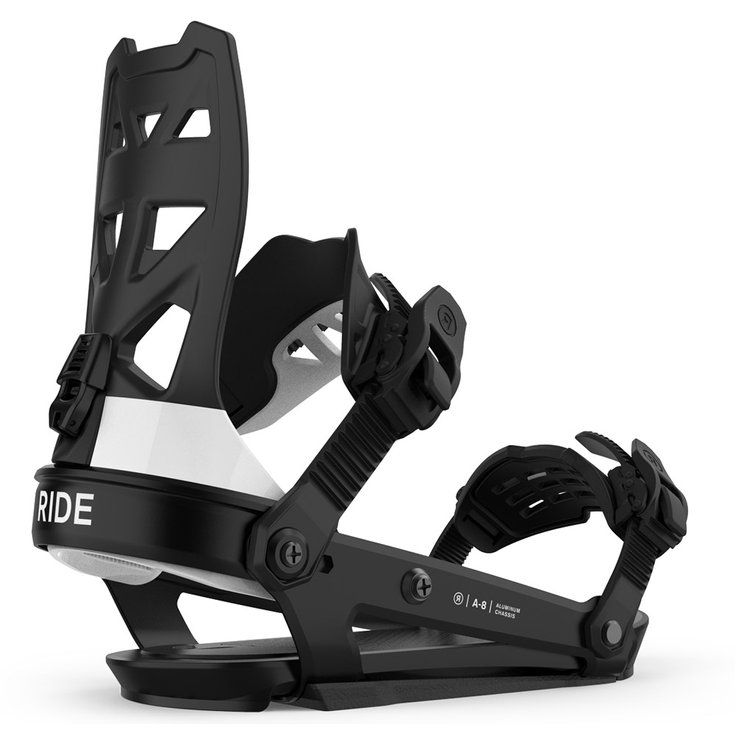 Ride Snowboard Binding A-8 Classic Black Black Overview