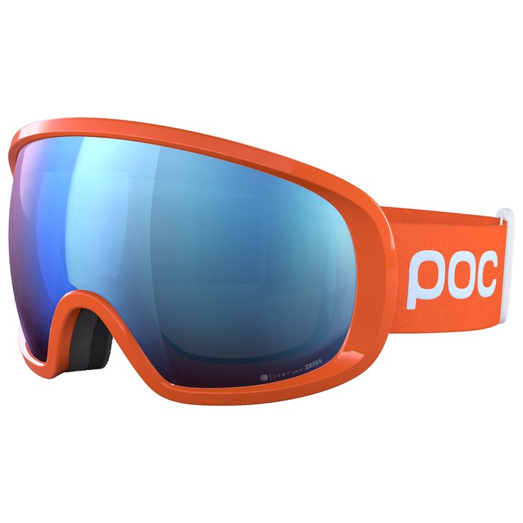 Poc Masque de Ski Fovea Clarity Comp Fluorescent Orange Spektris Blue Présentation