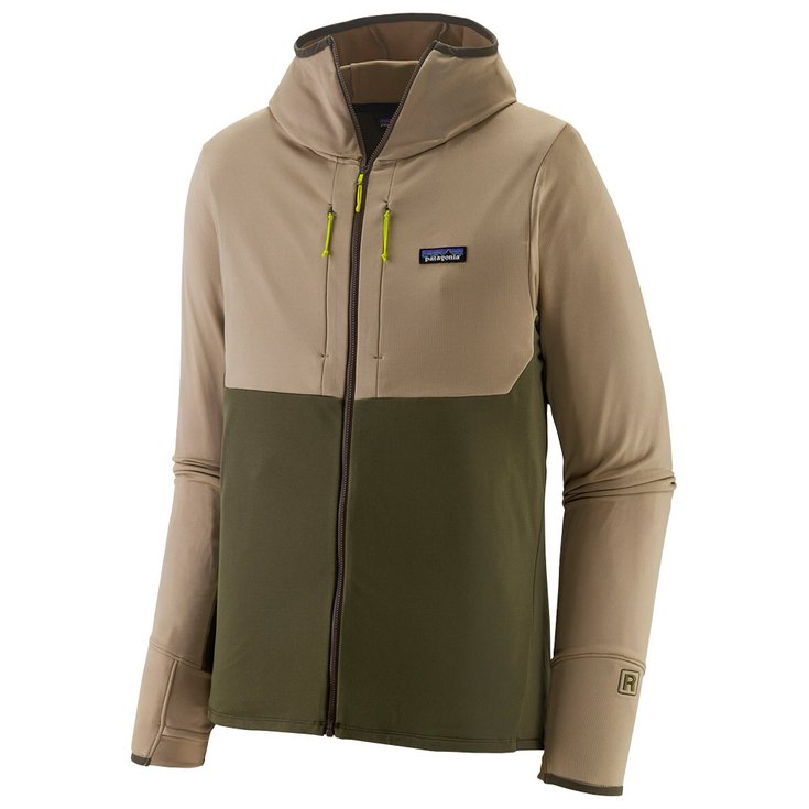 Patagonia Fleece M's R1 Thermal Full-Zip Hoody Seabird Grey Präsentation