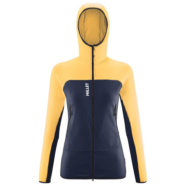 Millet Fusion Grid Hoodie W Sunflower Saphir 