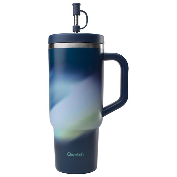 Qwetch Mug Travel Cup 900 ml Aura Bleu Nuit Voorstelling