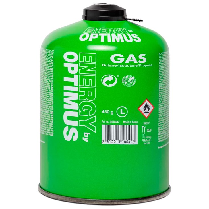 Optimus Gasvuur toebehoren Cartouche Gaz 450G Green Voorstelling