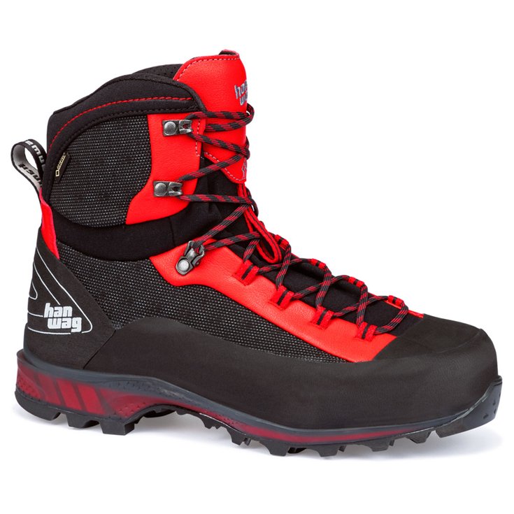 Hanwag Chaussures d'alpinisme Ferrata II GTX Black Red 