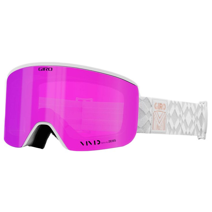 Giro Masque de Ski Ella White Limitless Vivid Pink + Vivid Infrared 