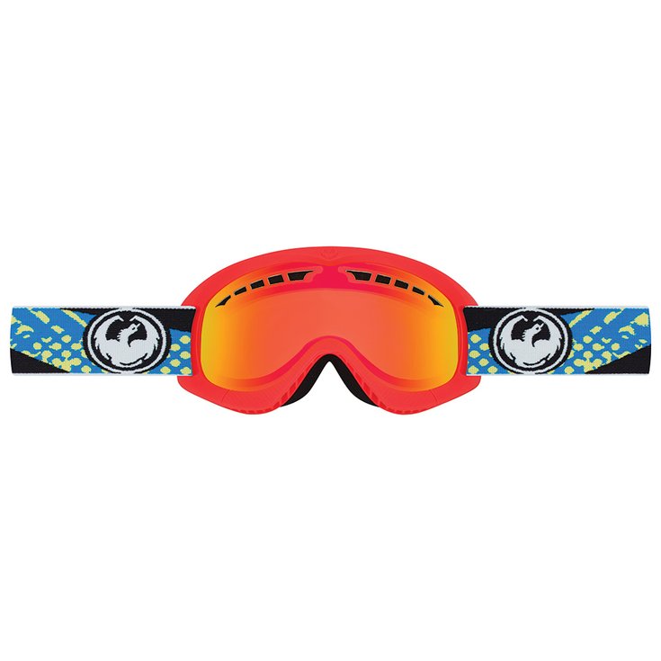 Dragon Goggles DXS Future Yellow Red Ionized General View
