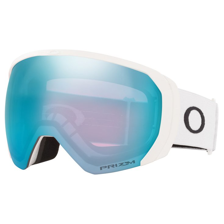 Oakley Skibrillen Flight Path L Matte White Prizm Sapphire Iridium Voorstelling