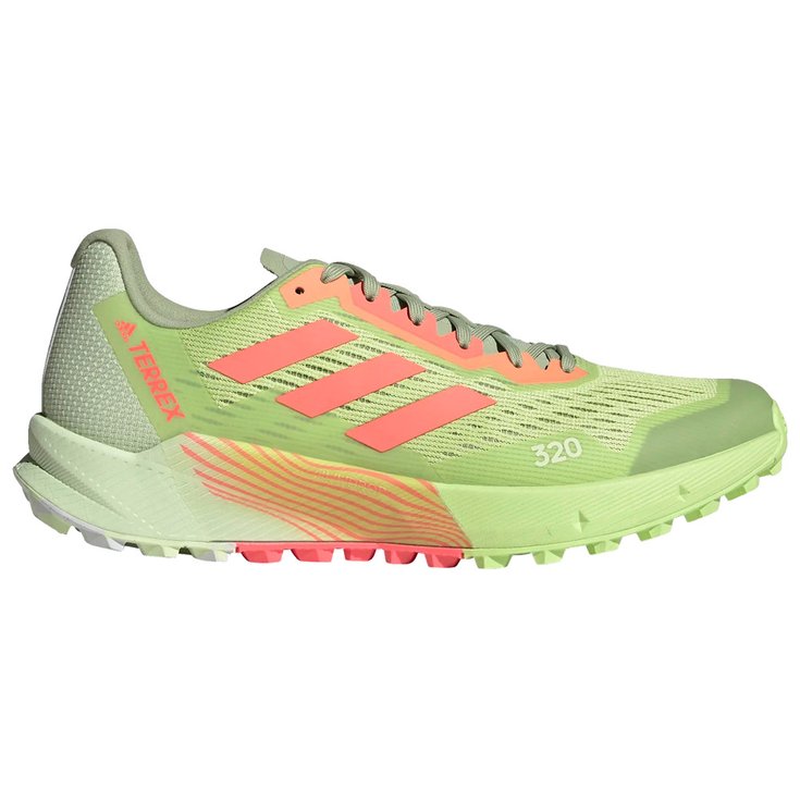 Adidas Trail shoes Terrex Agravic Flow 2 Pulse Lime Turbo Ftwr White Overview