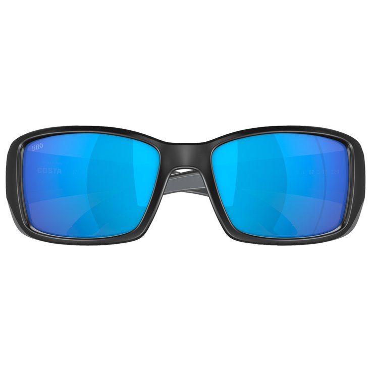 Costa Del Mar Zonnebrillen Blackfin Matte Black Blue Mirror Polarized Vooraanzicht Costa Del Mar Zonnebrillen Blackfin Matte Black Blue Mirror Polarized Vooraanzicht
