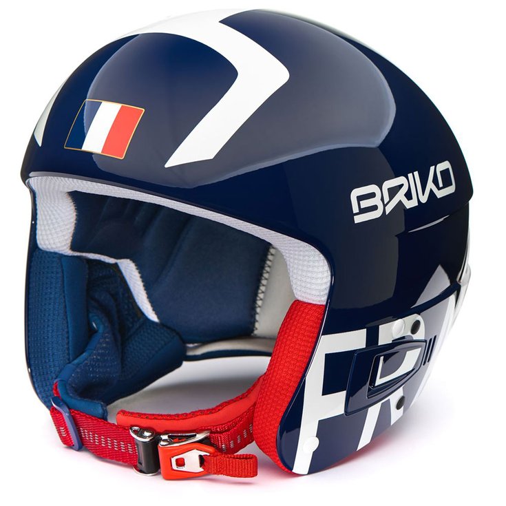 Briko Helmet Vulcano Fis 6.8 France Shiny Blue White Overview