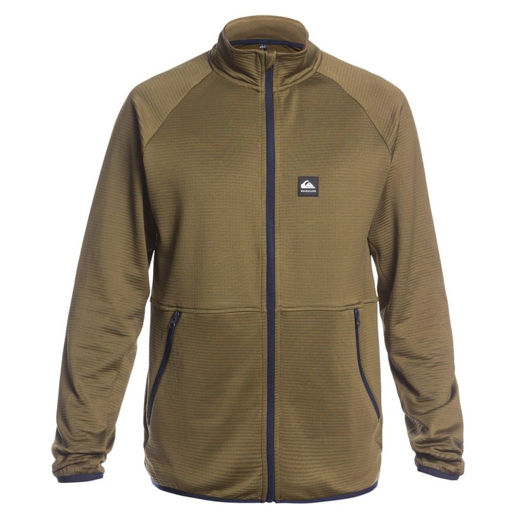 Quiksilver Pile Steep Point Full Zip Military Olive Presentazione