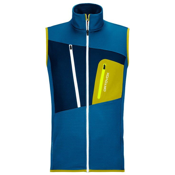 Ortovox Fleece Fleece Grid Vest M Heritage Blue Overview