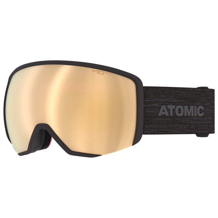 Atomic Goggles Revent L Hd Photo Black Amber Gold Hd Overview