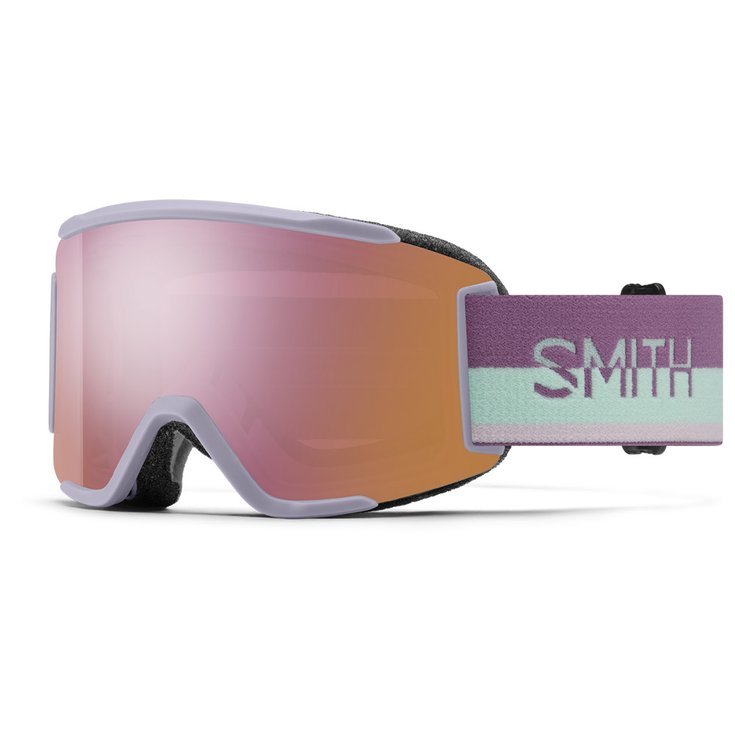 Smith Squad S Lunar Fog Split Chromapop Everyday Rose Gold Mirror + Clear 