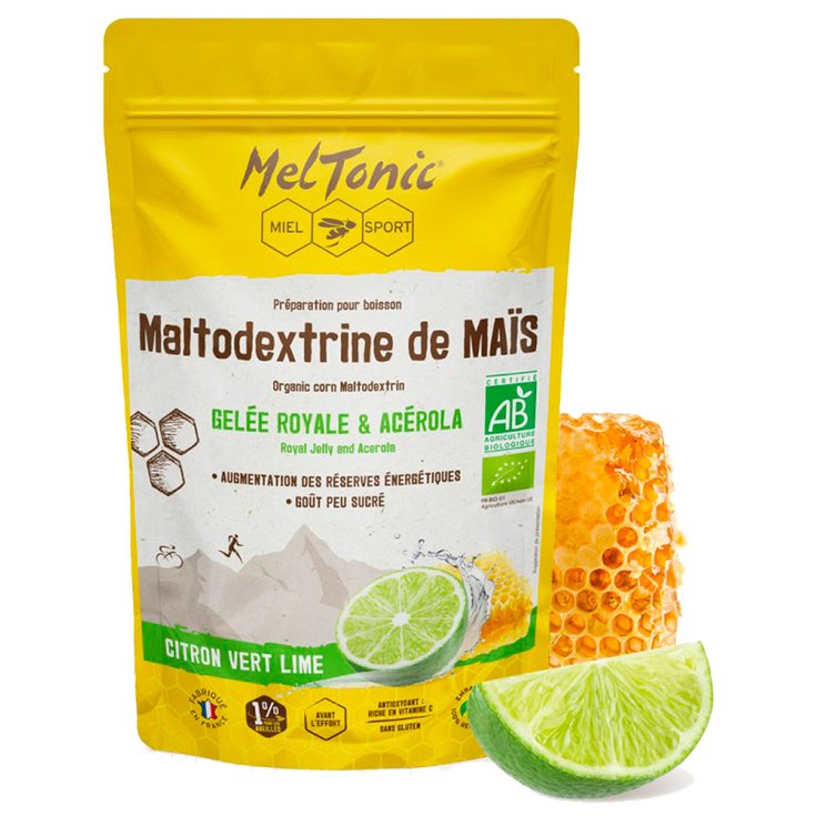 Meltonic Voedingssupplement Maltodextrine Maïs Bio 400 g. Citron Vert Voorstelling