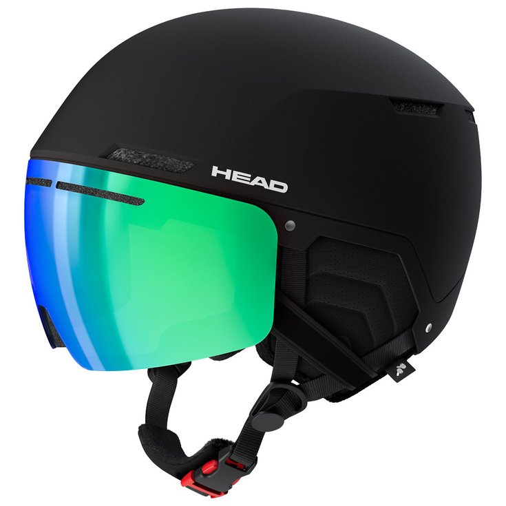 Head Casco con visiera Cinema Black Photo Green Presentazione