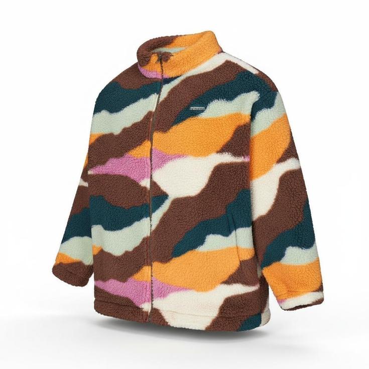 Picture Fleece Gypsi Zip Fleece Strates Print Voorstelling