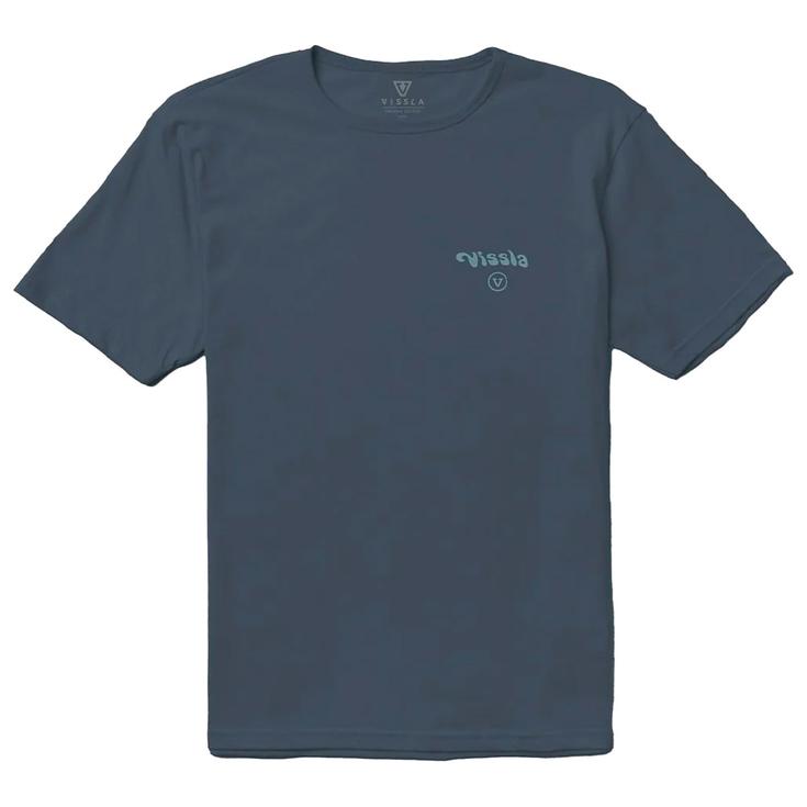 Vissla T-shirts Out There Organic Dark Denim Voorstelling