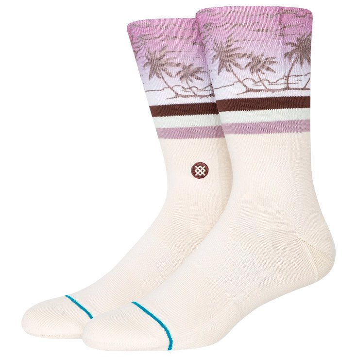 Stance Chaussettes Florals Socks Kaneohe Offwhite Voorstelling