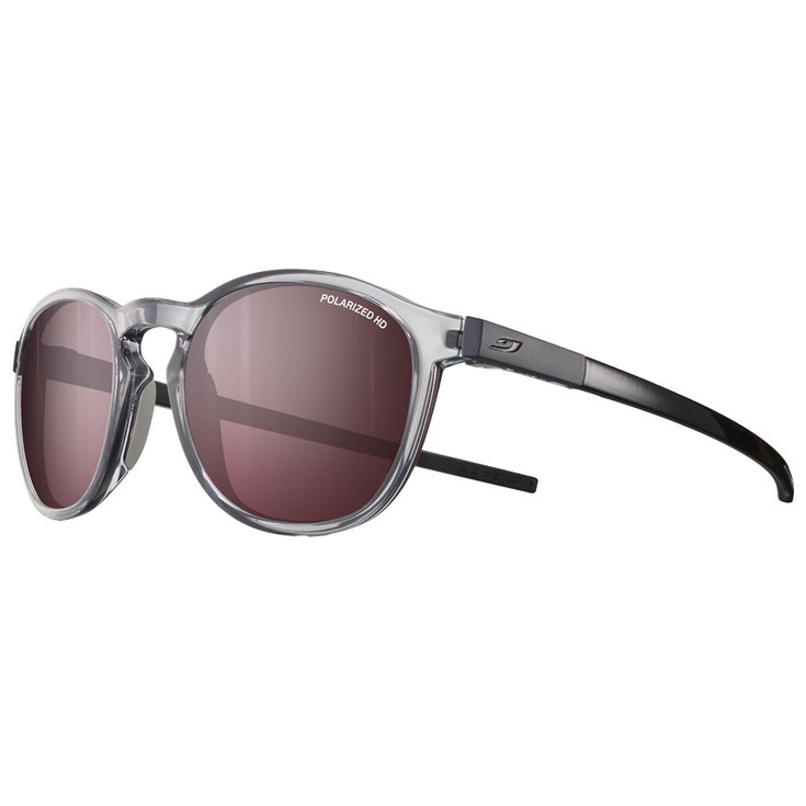 Sunglasses Julbo Shine L Gris Translucide Brillant Noir Spectron Hd 3 Polarized