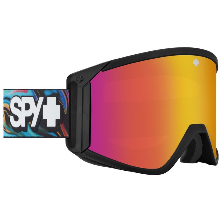 Spy Masque de Ski Raider Psychedelic ML Bronze Pink Spectra Présentation