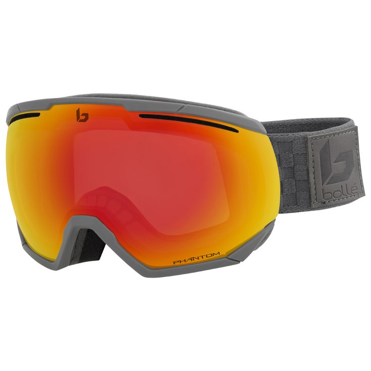 Bolle Goggles Northstar Matte Grey Squares Phantom Fire Red Overview