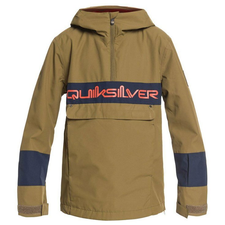 Quiksilver Ski Jacket Steeze Jr Military Olive Winter 2021 Glisshop