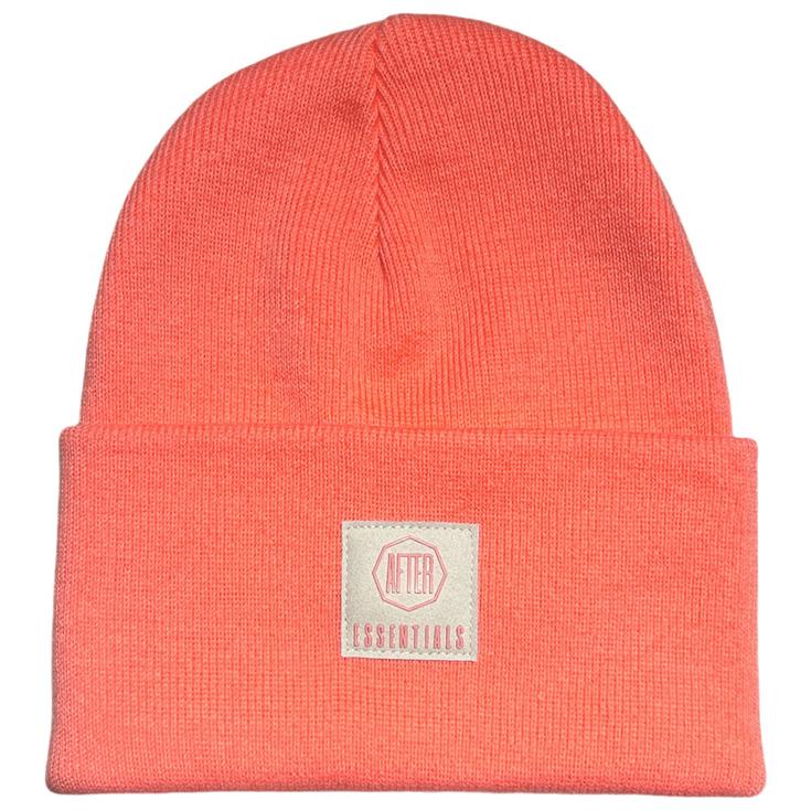 After Essentials Gorro Spotted Beanie Coral Presentación