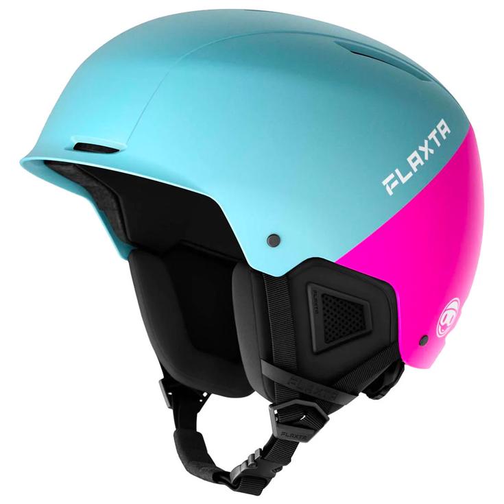 Flaxta Casco Noble Junior Light Blue Bright Pink Presentazione