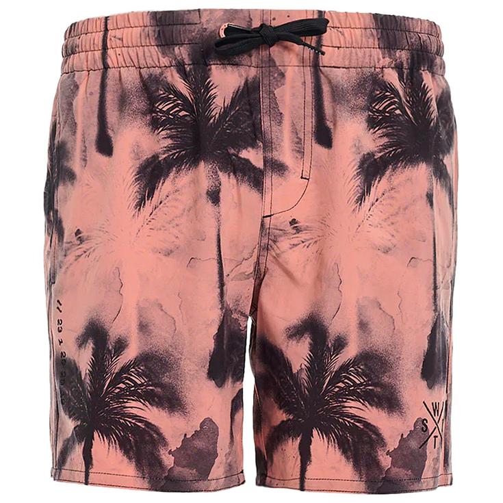 Watts Boardshorts Rrainbow Waterpalm Terra Cotta Overview