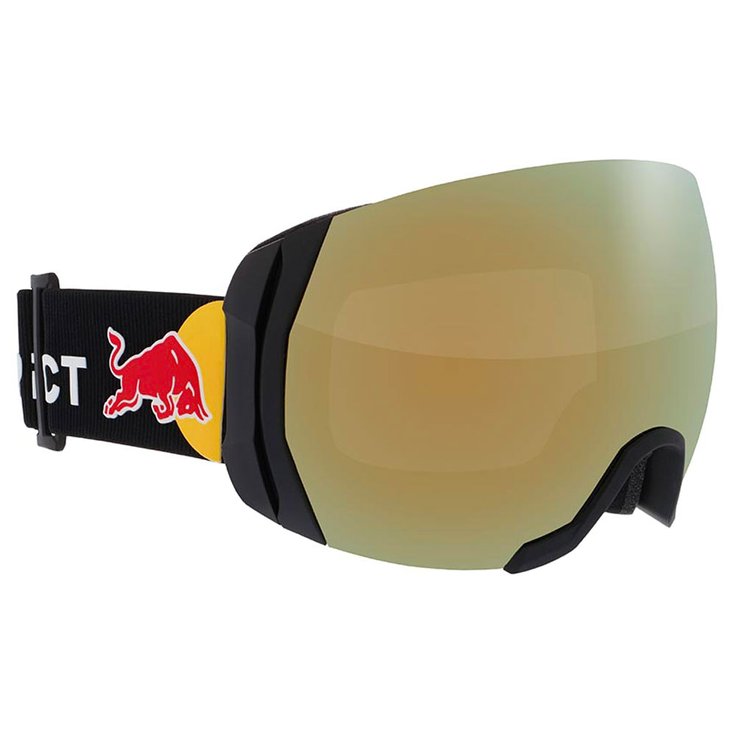 Red Bull Spect Skibrille Sight Matt Black Brown Gold Mirror Präsentation