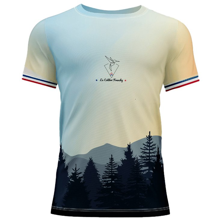 Le Colibri Frenchy Trail tee-shirt Le Sunset Blanc Blanc Overview
