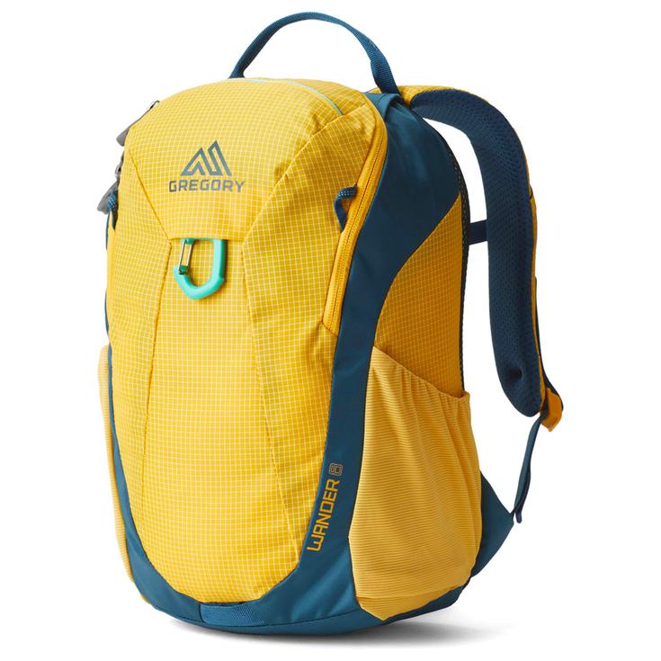 Gregory Mochila Wander 8 Aqua Yellow Presentación
