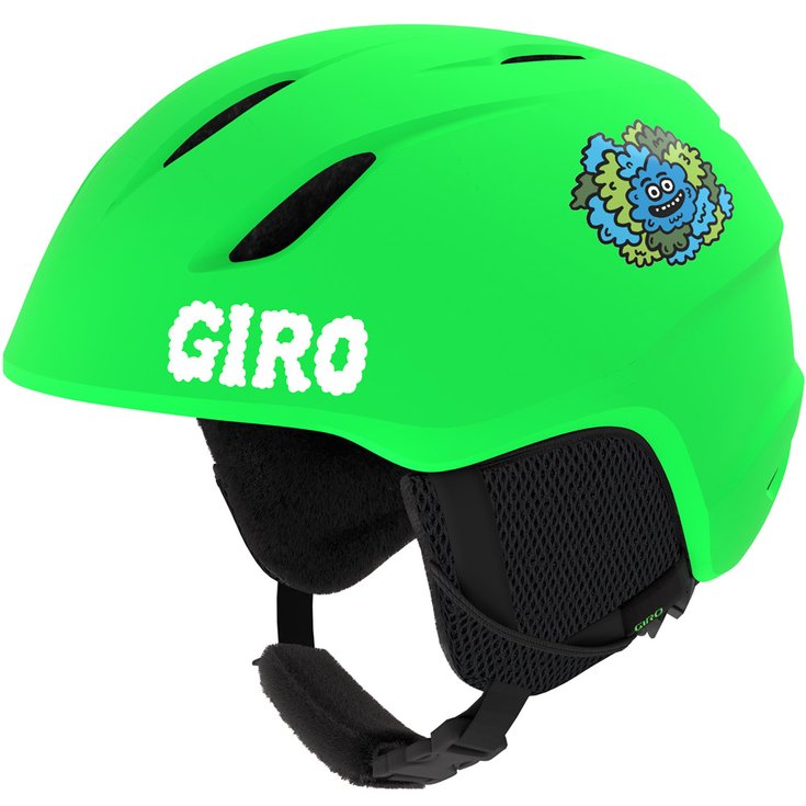 Giro Casque Launch Matte Bright Green / Lilnugs Profil