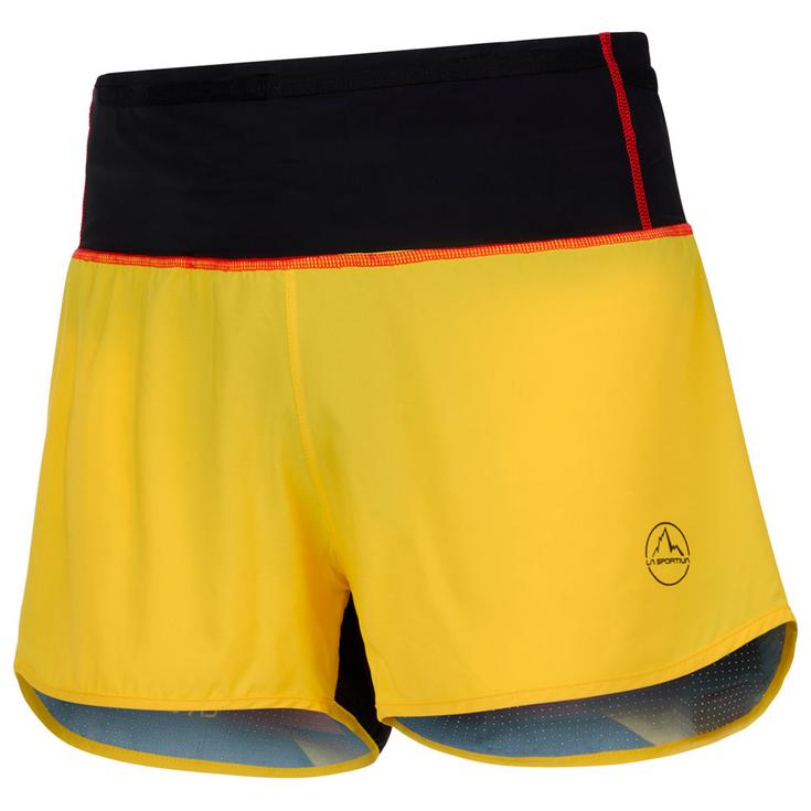 La Sportiva Trail shorts Tempo Yellow Black Voorstelling