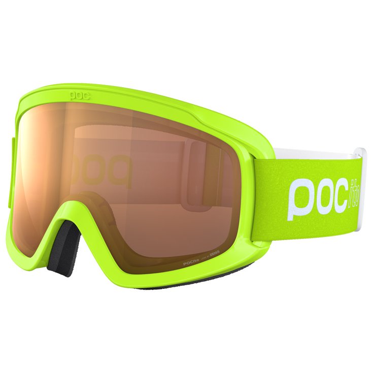 Poc Masque de Ski Pocito Opsin Fluorescent Yellow/green Côté