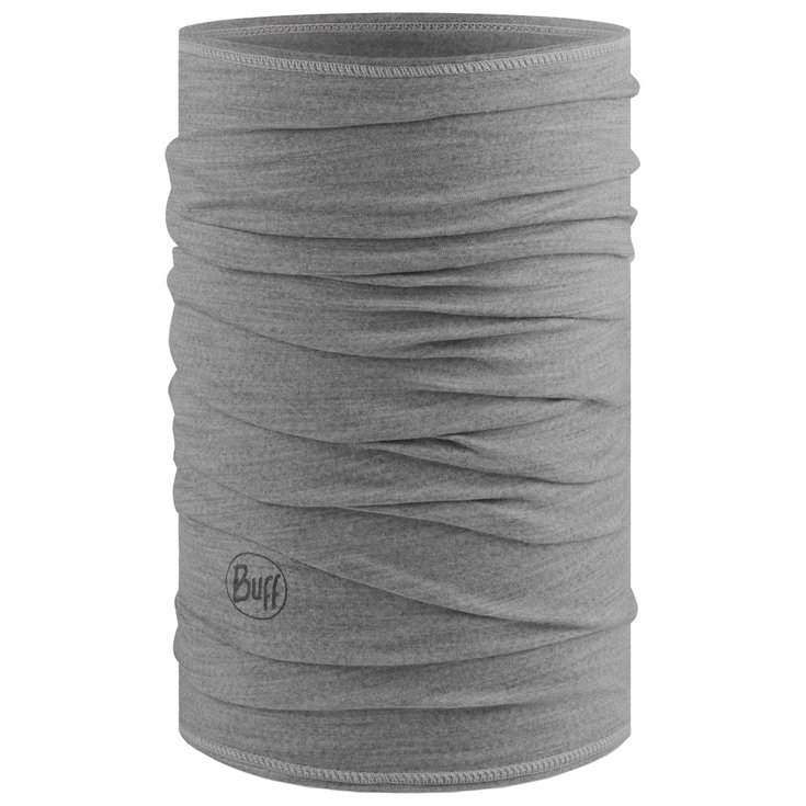 Buff Merino Lightweight Neckwear Solid Light Grey 