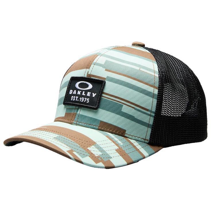 Oakley Patch Trucker Hat Green Pix Camo 
