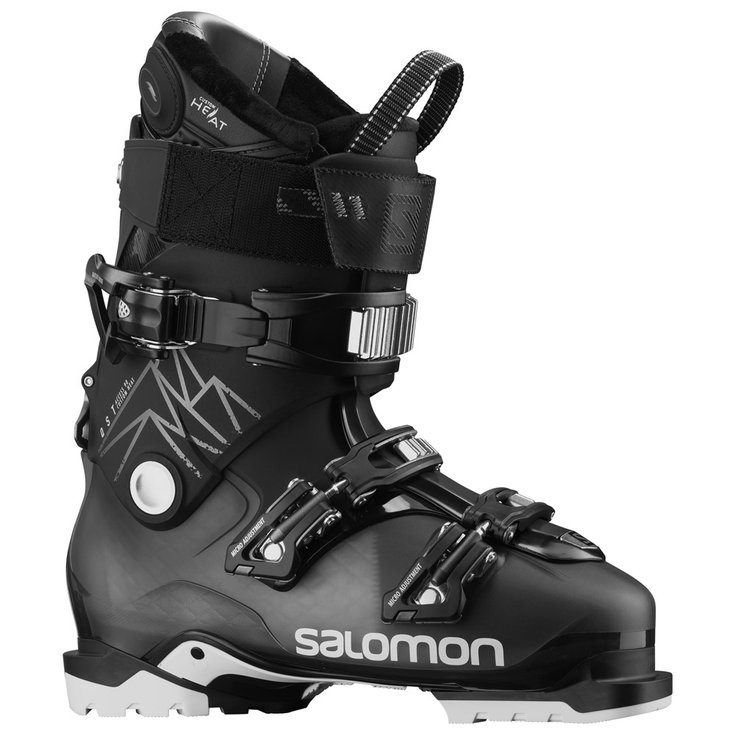 Salomon Chaussures de Ski Qst Access 90 Custom Heat Anthracite Black Green Côté