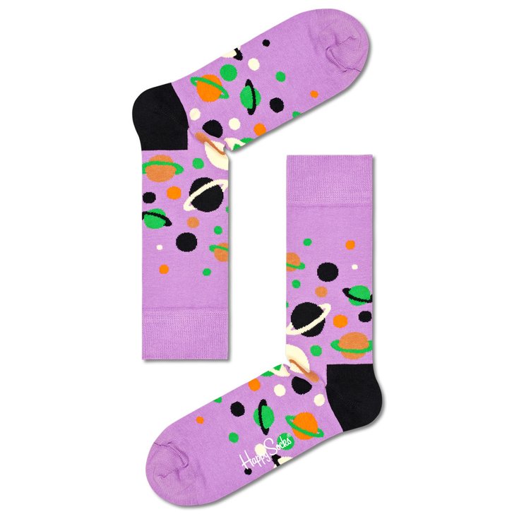 Happy Socks Calcetines The Milky Way Violet Presentación
