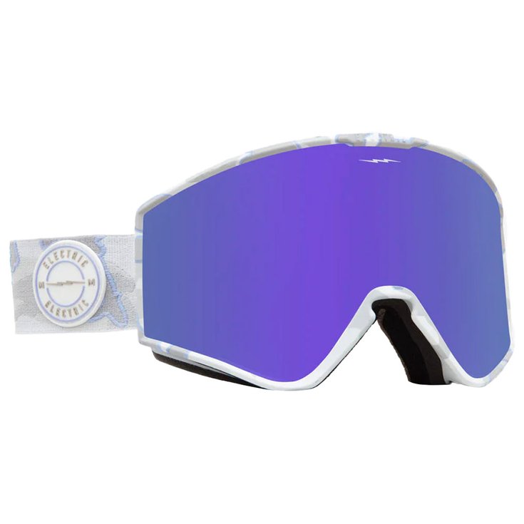 Electric Masque de Ski Kleveland S Future Camo Purple Chrome Présentation