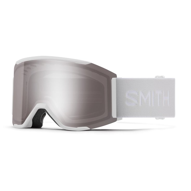 Smith Masque de Ski Squad Mag White Vapor Chromapop Sun Platinum + Chromapop Storm Rose Flash Overview