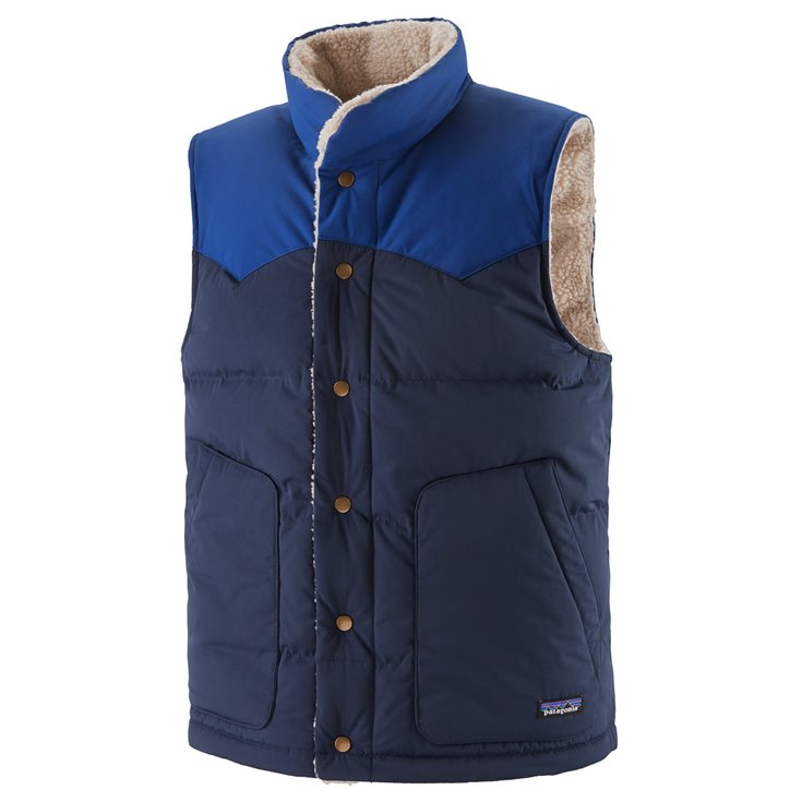 Patagonia Sleeveless vest Reversible Bivy Down New Navy Overview