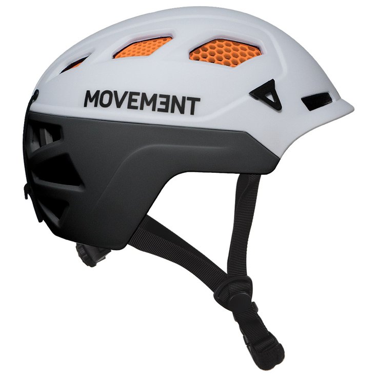 Movement Helmet 3Tech Alpi Honeycomb Charcoal White Orange Overview