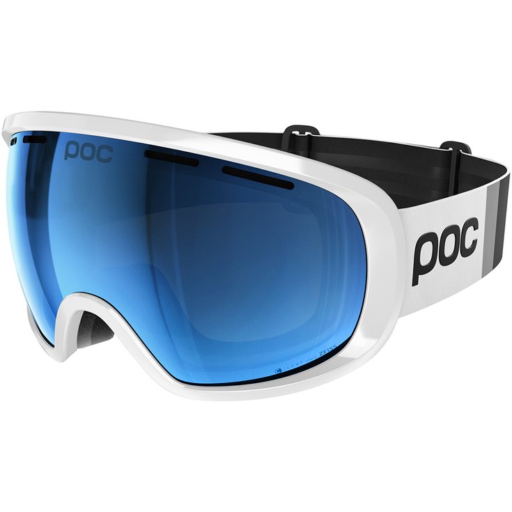 Poc Masque de Ski Fovea Clarity Comp Hydrogen White Spektris Blue Présentation