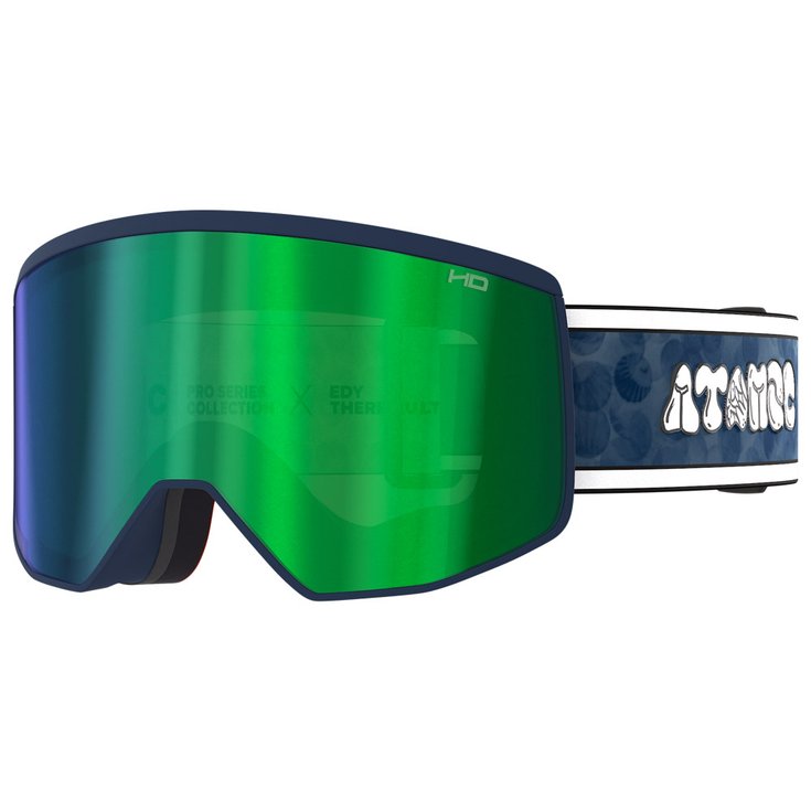 Atomic Masque de Ski Four Pro L Signature Et Royal Green Hd + Yellow Blue Hd Présentation