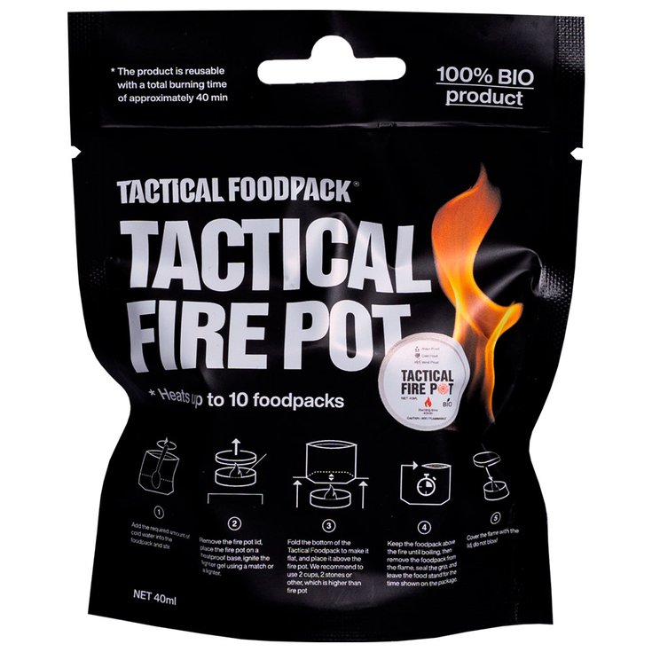 Tactical Foodpack Hornillo Tactical Fire Pot Presentación